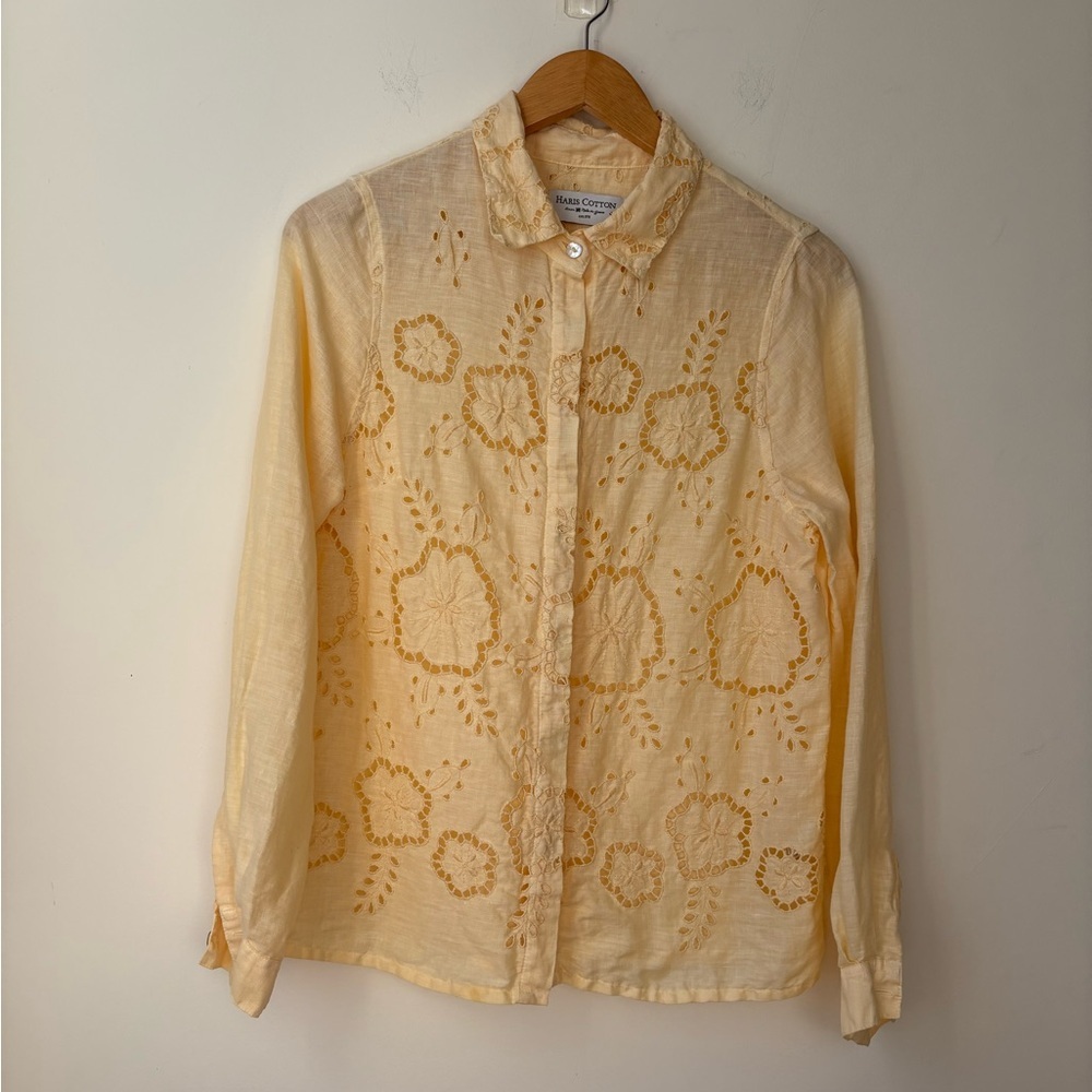 Haris Cotton Linen Button Down​ - Picture 14 of 14